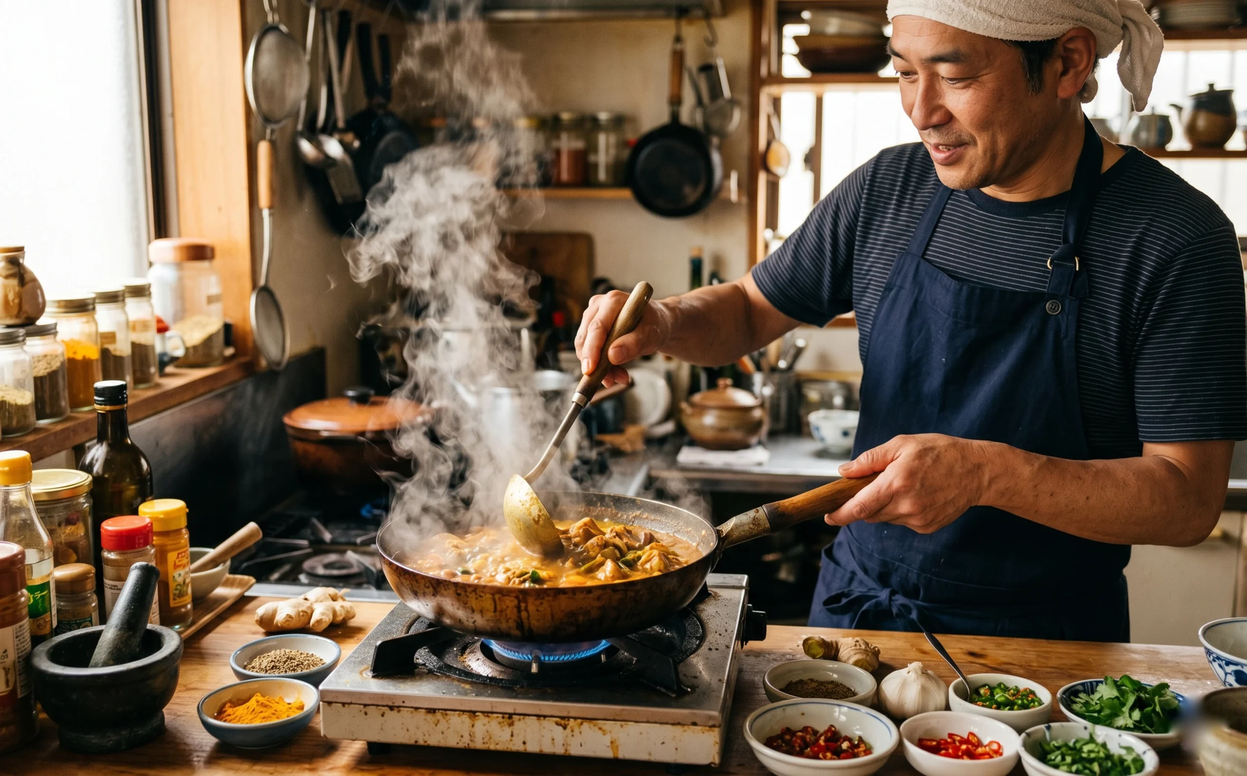 個人飲食店の厨房・現場のイメージ