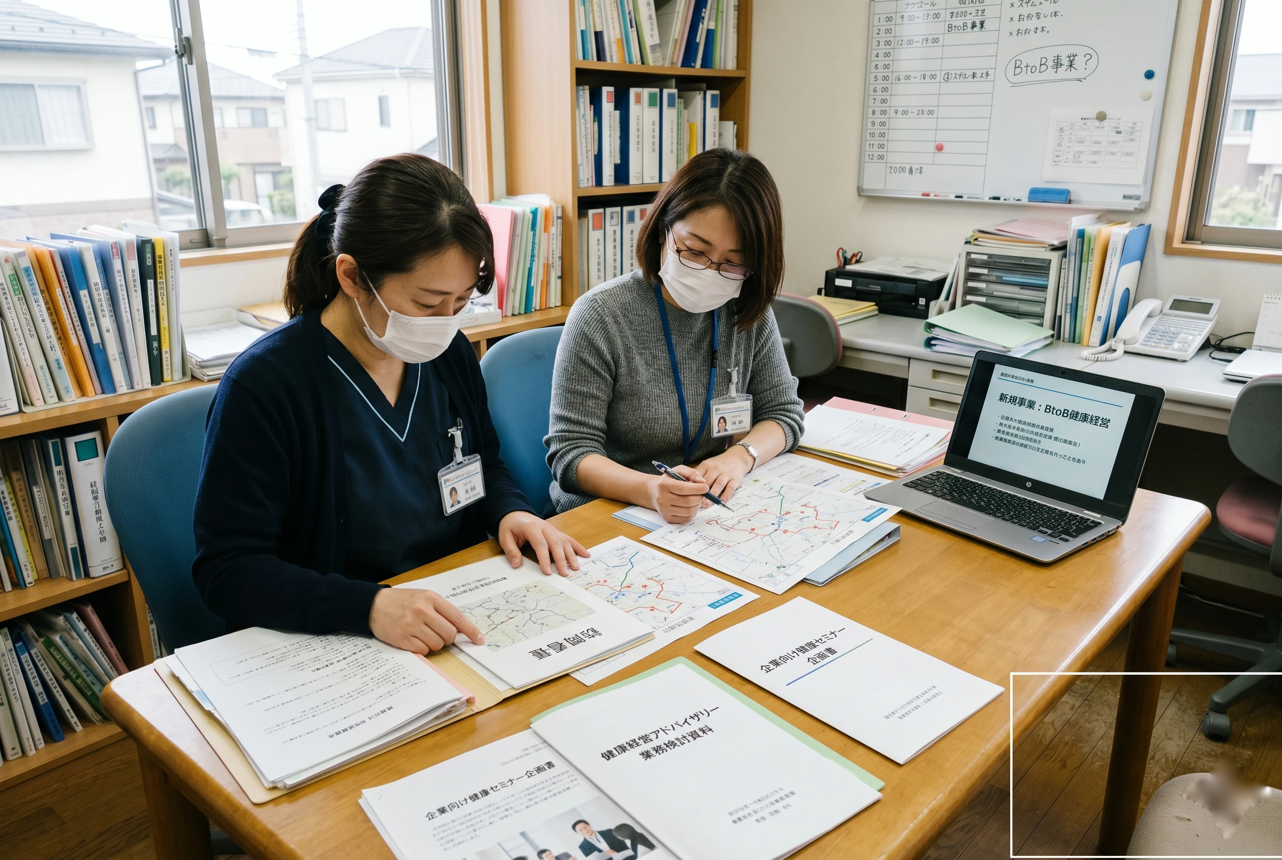 訪問看護業 新規事業 Before（イメージ）