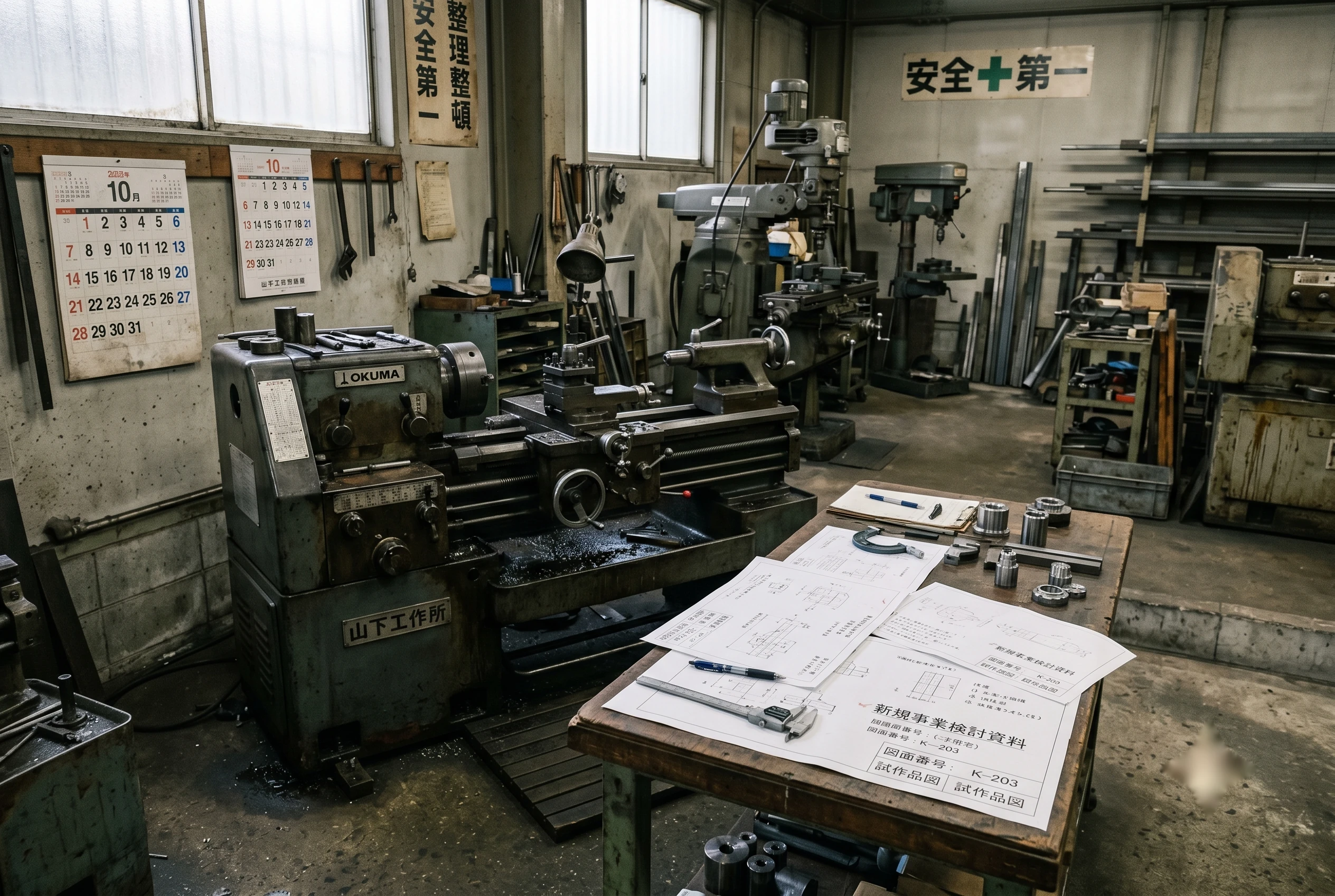 工作機器メーカー 新規事業 Before（イメージ）