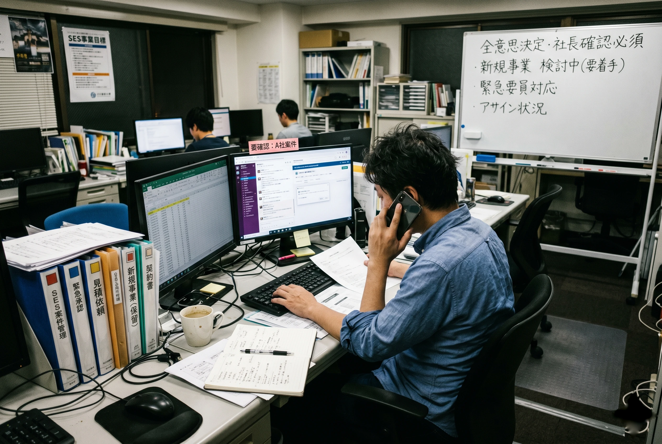 IT サービス業 新規事業 Before（イメージ）