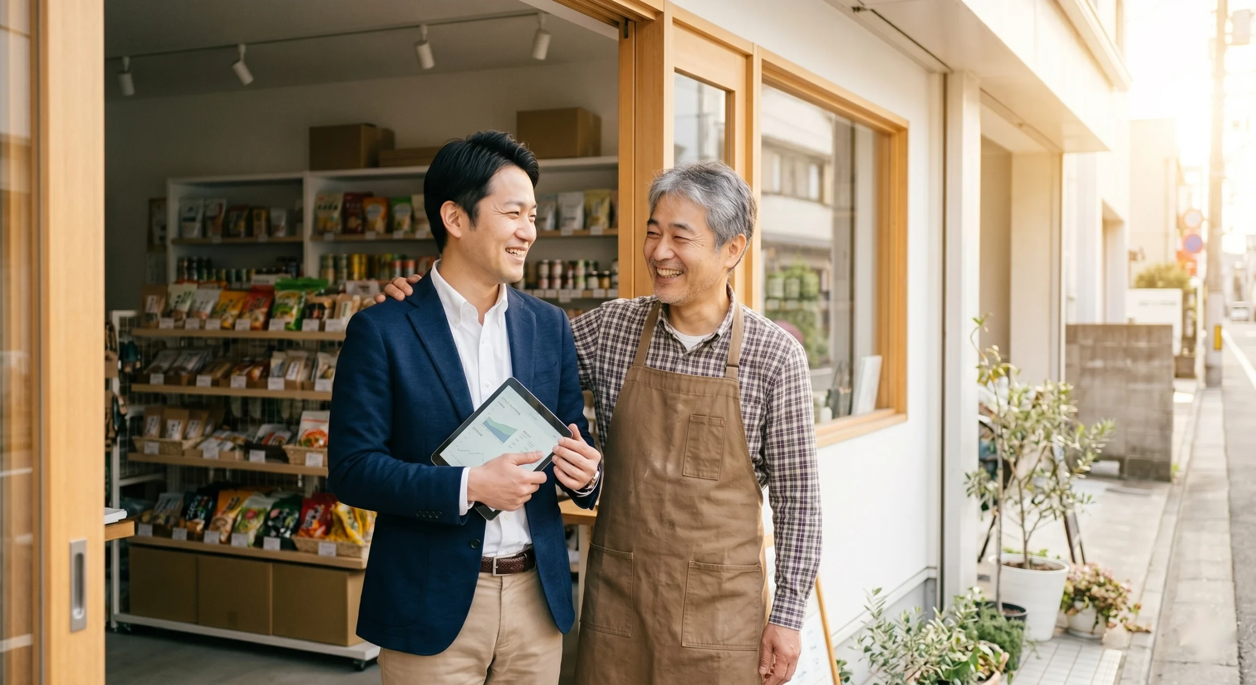 小売・サービス業の店舗経営改善 伴走支援のイメージ