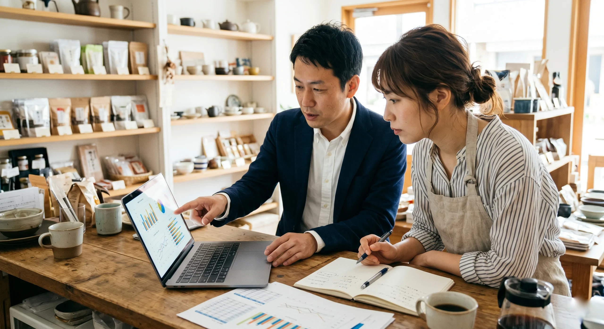 店舗経営の伴走サポートのイメージ
