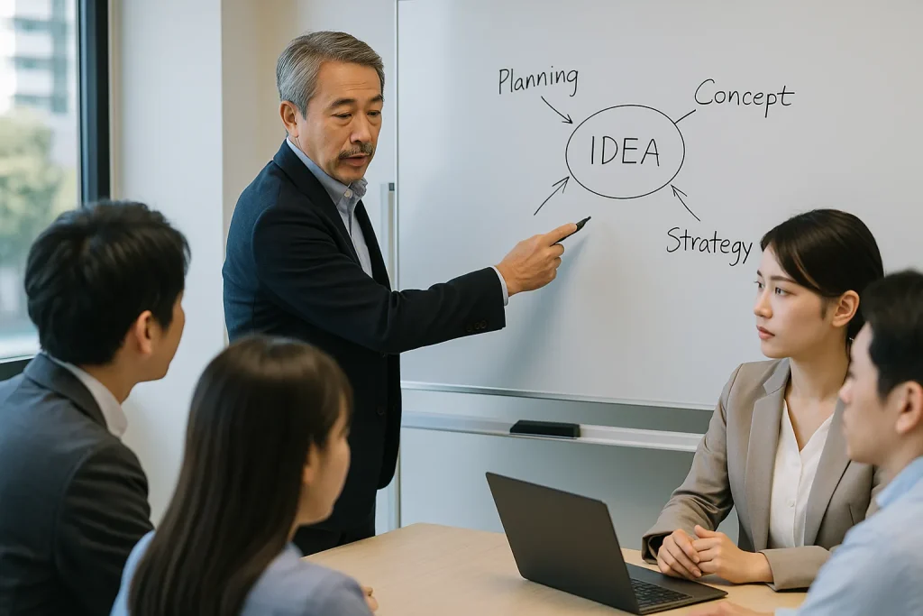 新規事業の構想段階におけるサポート