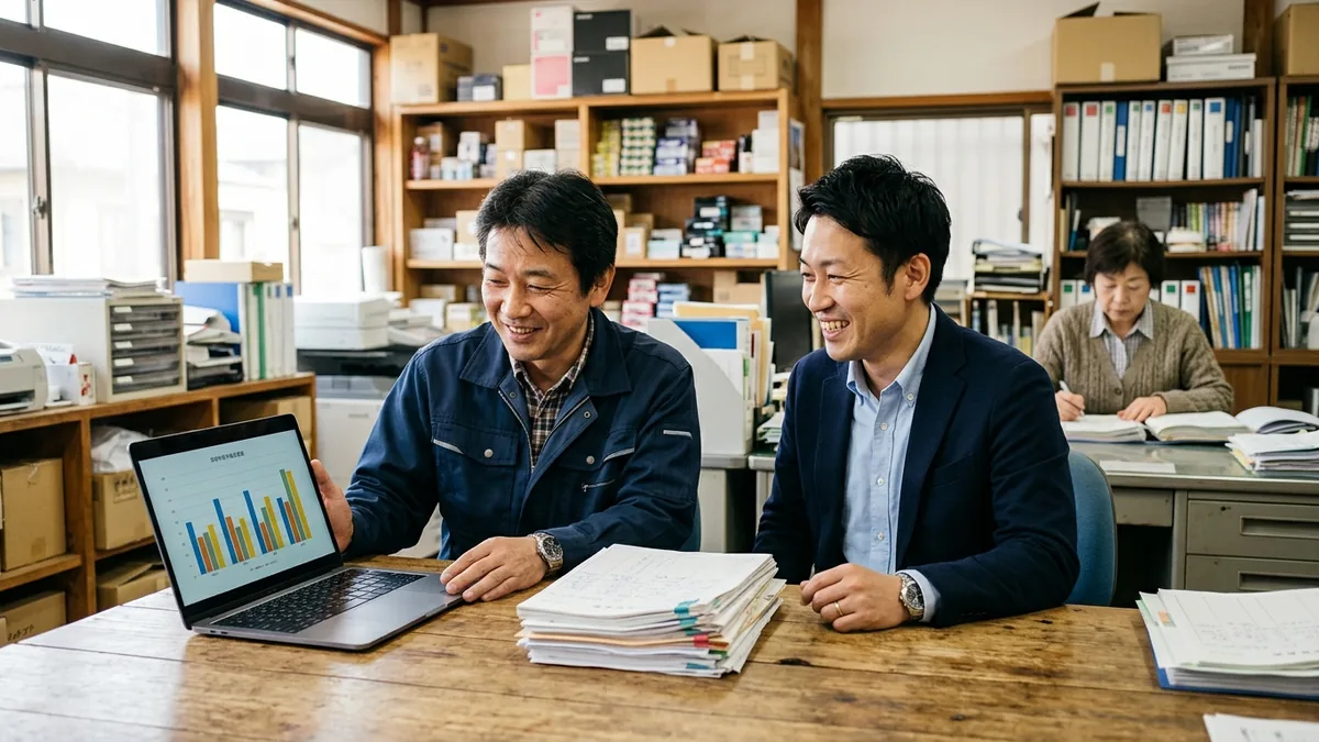 数字の見える化による経営改善事例